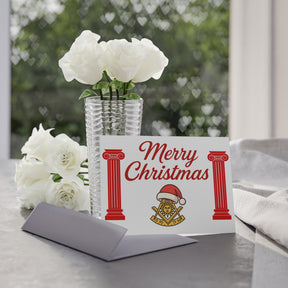 Past Master Blue Lodge Greeting Card -  (Two-sided print) - Bricks Masons