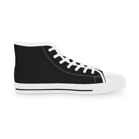 Master Mason Blue Lodge Australia Jurisdiction Sneaker - High Top Black & White Golden Map - Bricks Masons