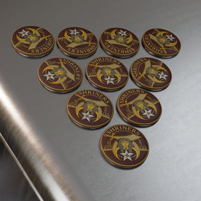 Shriners Magnet - Decorative Refrigerator - Bricks Masons
