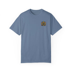Master Mason Craft T-Shirt - United Kingdom Mason Garment-Dyed Tee - Bricks Masons