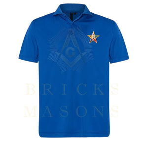 OES Polo Shirt - Eastern Star Various Colors - Bricks Masons