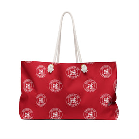 Heroines of Jericho Travel Bag - Weekender Bag Red Spun Polyester - Bricks Masons
