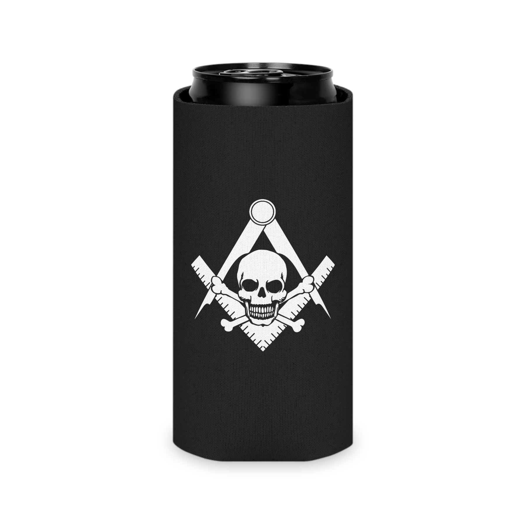 Widows Sons Can Cooler - Skull & Bones With Square & Compass - Bricks Masons