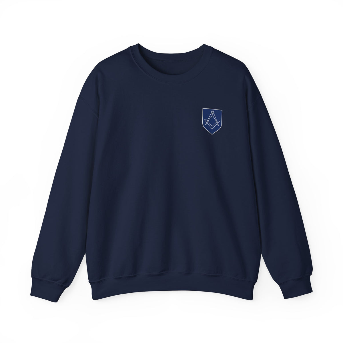 Master Mason Blue Lodge Sweatshirt - Silver Square & Compasses - Bricks Masons