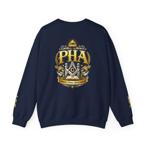 Master Mason Blue Lodge Sweatshirt - Square & Compass G & Eye Prince Hall Affiliated