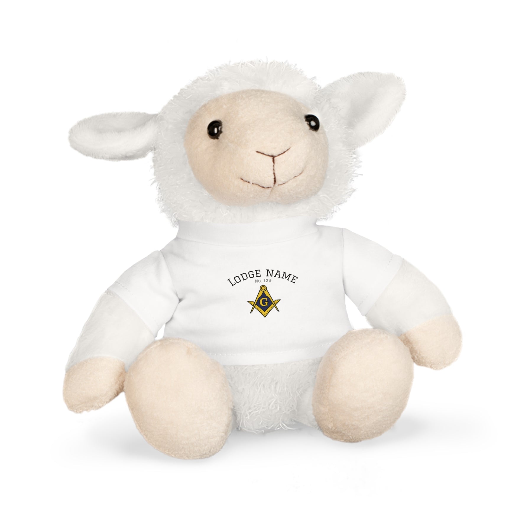 Master Mason Blue Lodge Teddy Bear - Personalizable 4 Plushies - Bricks Masons