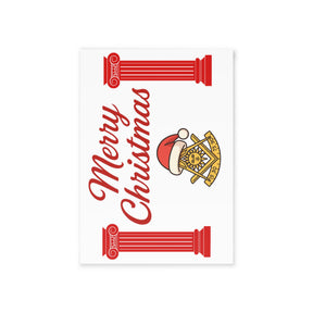 Past Master Blue Lodge Greeting Card -  (Two-sided print) - Bricks Masons