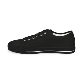 Royal Order of Jesters Sneaker - Low Top Sneaker Black & White Mirth is King - Bricks Masons