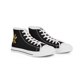 Knights of St. Andrew Sneaker - High Top Black & White - Bricks Masons