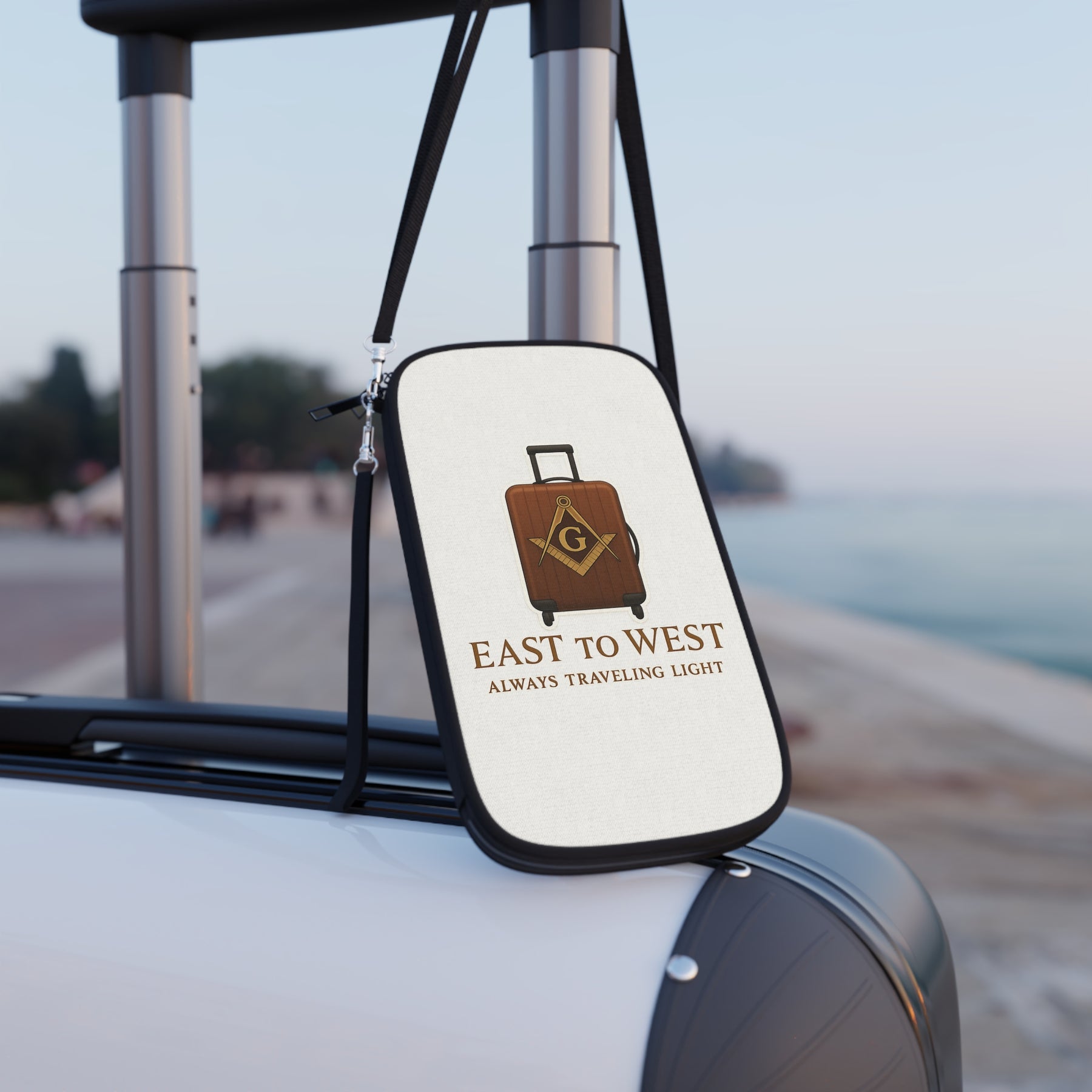 Master Mason Blue Lodge Passport Wallet - Always Traveling Light - Bricks Masons