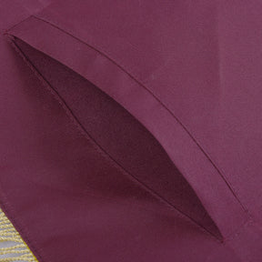 95th Degree Memphis Misraim French Regulation Apron - Burgundy Velvet With Gold Hand Embroidery Bullion