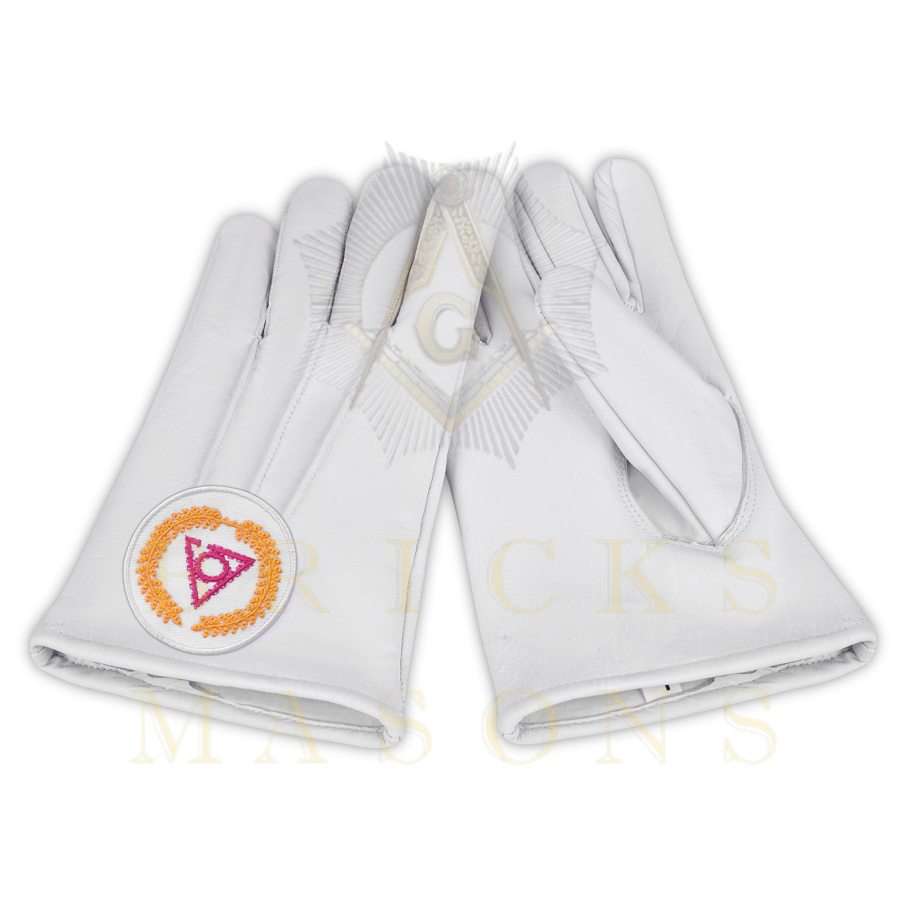 Grand LOCOP Gloves - White Leather - Bricks Masons