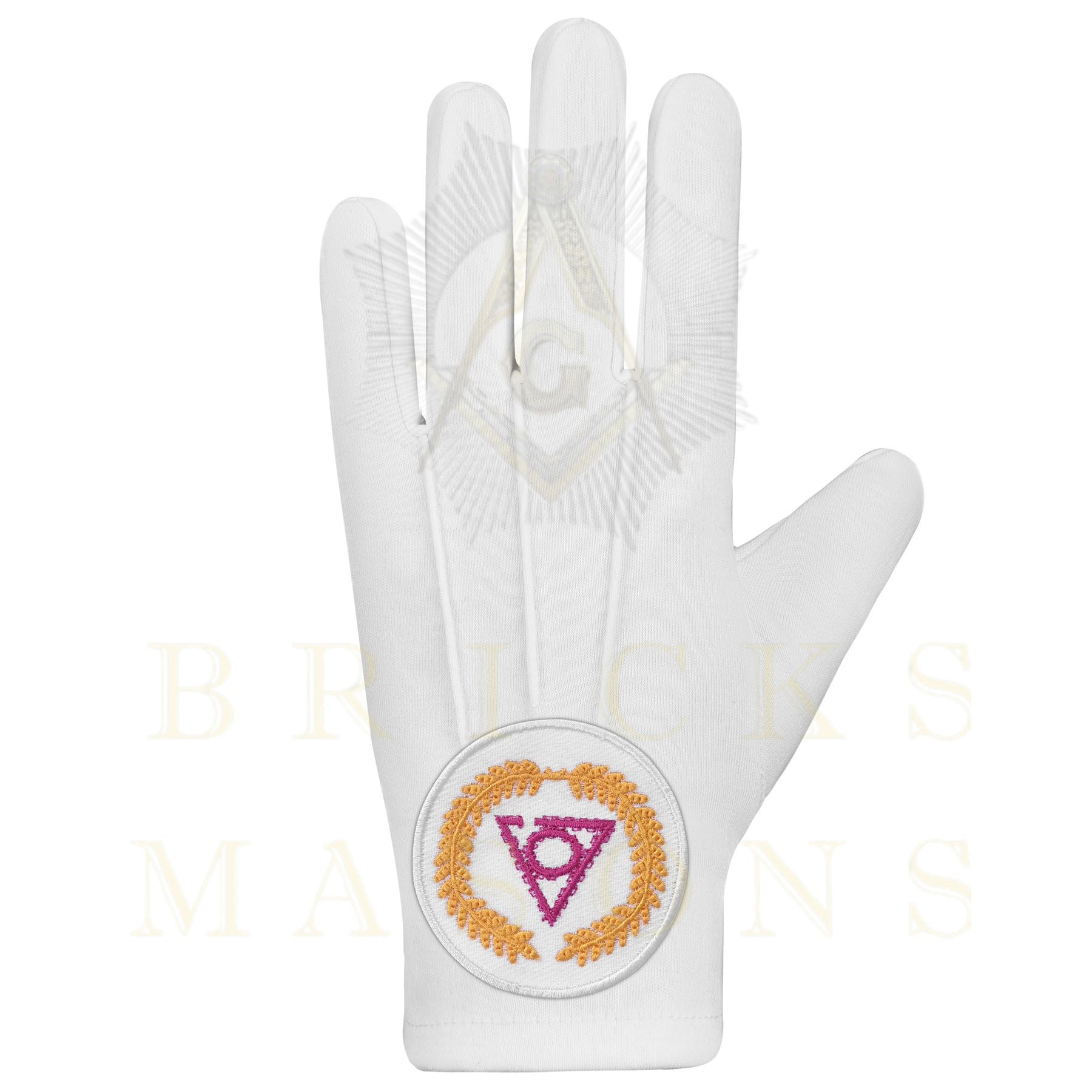 Grand LOCOP Gloves - White Cotton - Bricks Masons