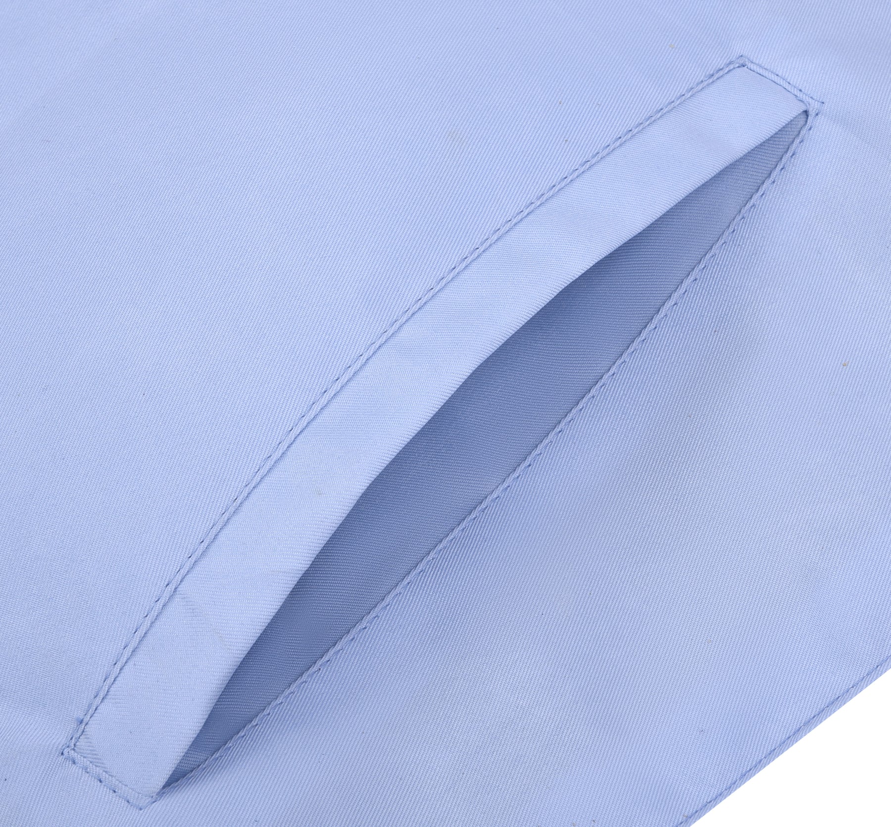 Past Master Blue Lodge Apron - Light Blue Grosgrain Ribbon With Wreath - Bricks Masons