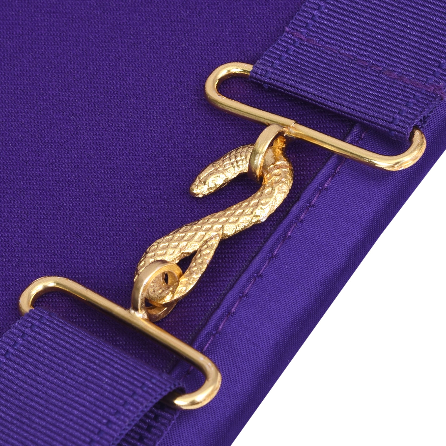 Elks of the World Apron - Satin Borders With Purple Cord Tassels