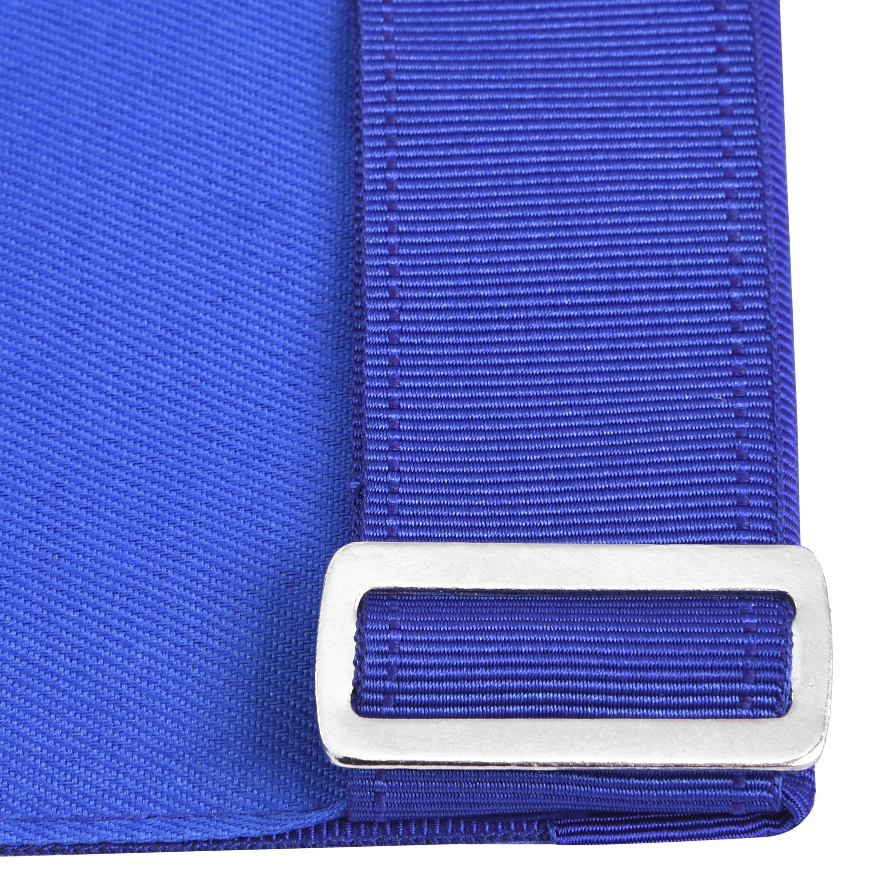 Junior Warden Blue Lodge Officer Apron - Royal Blue Borders