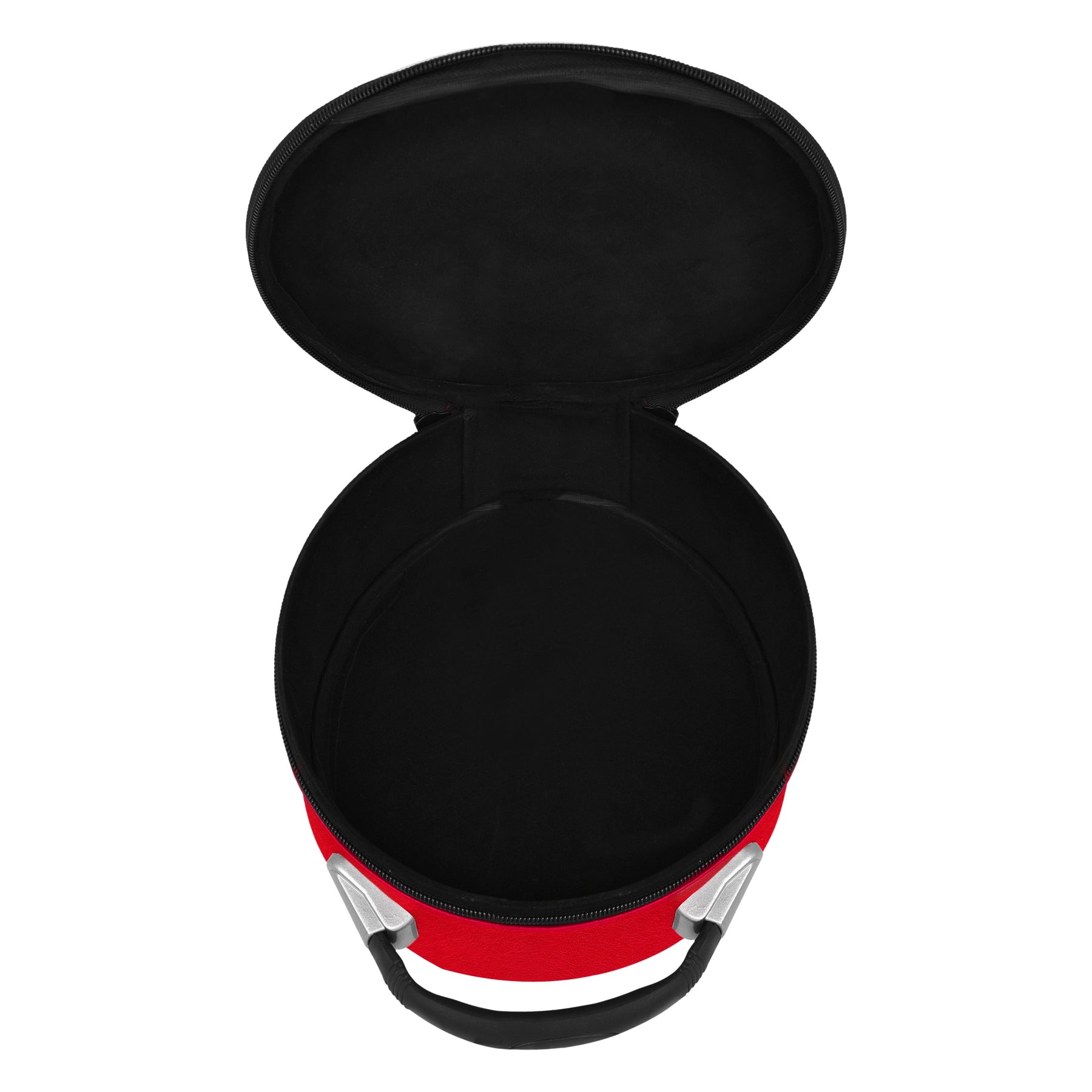 Universal Crown Cap Case - Red Imitation Leather Customizable - Bricks Masons