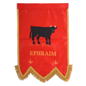 Royal Arch Chapter Banner - Printed With Gold Braid & Fringe (Set of Four) - Bricks Masons