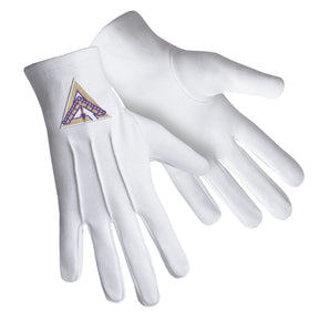 Royal & Select Masters English Regulation Glove - White Pure Cotton - Bricks Masons