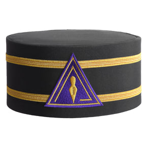 Royal & Select Masters Council Crown Cap - Purple Patch With Double Braid - Bricks Masons