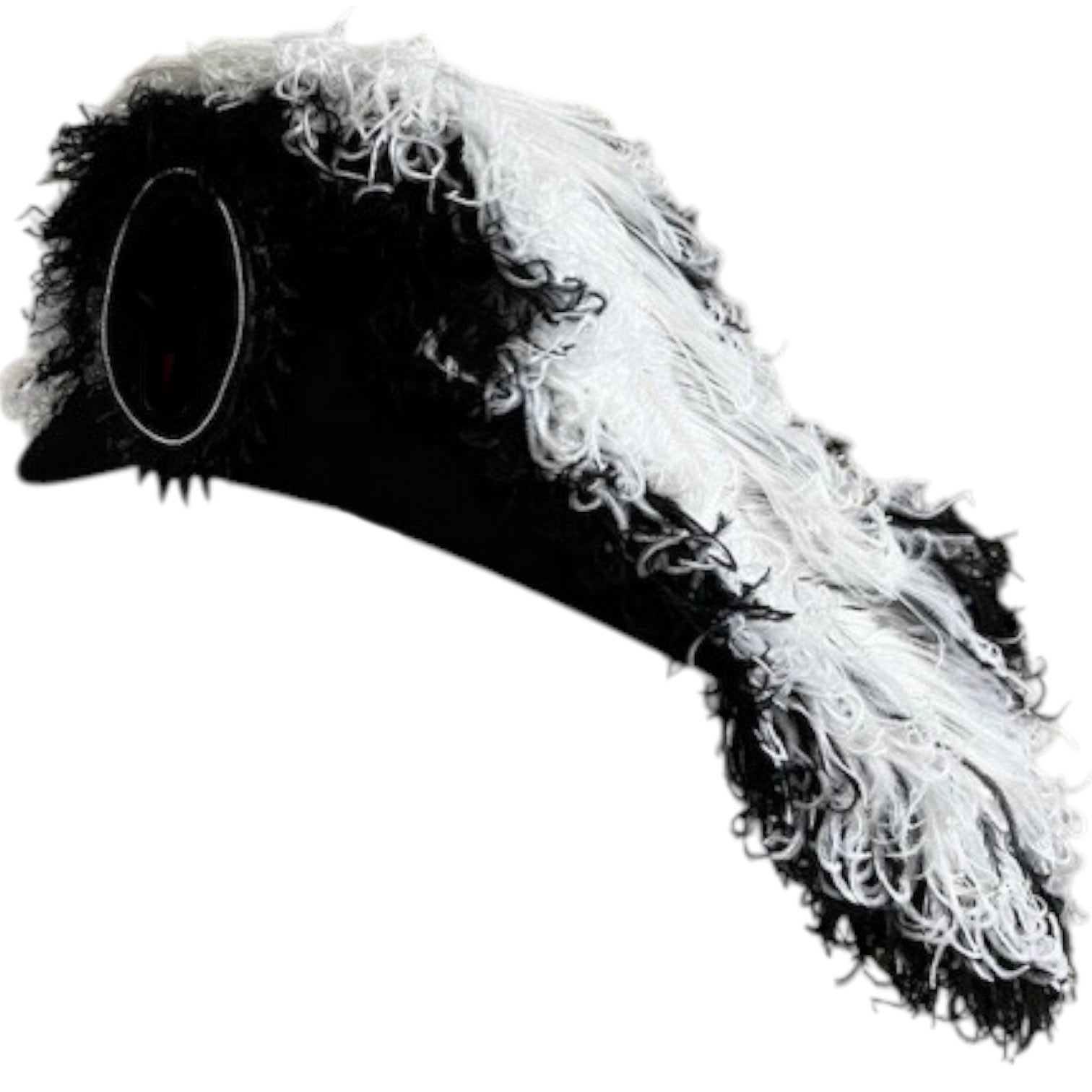 Eminent Commander Knights Templar Chapeau - Black Underlayer Plumes - Bricks Masons