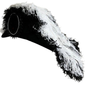 Grand Encampment Knights Templar Chapeau - Black Underlayer Plumes - Bricks Masons