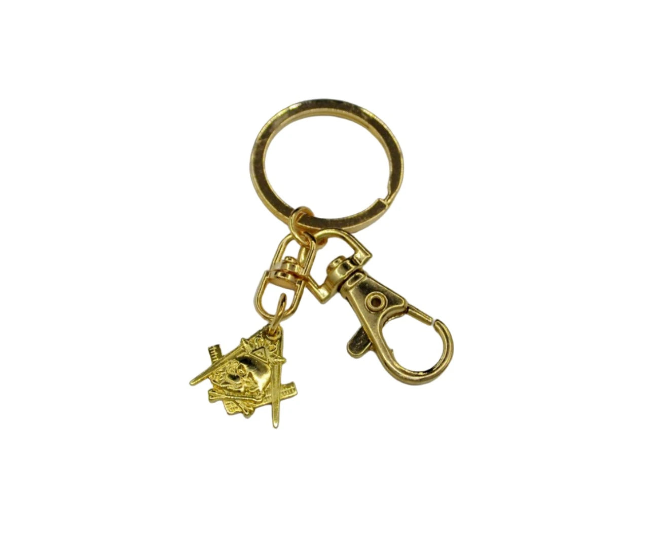 Widows Sons Keychain - Gold Plated Pendant - Bricks Masons