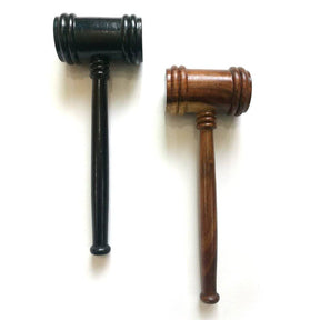 Masonic Gavel - Black & Brown Handcrafted Wood