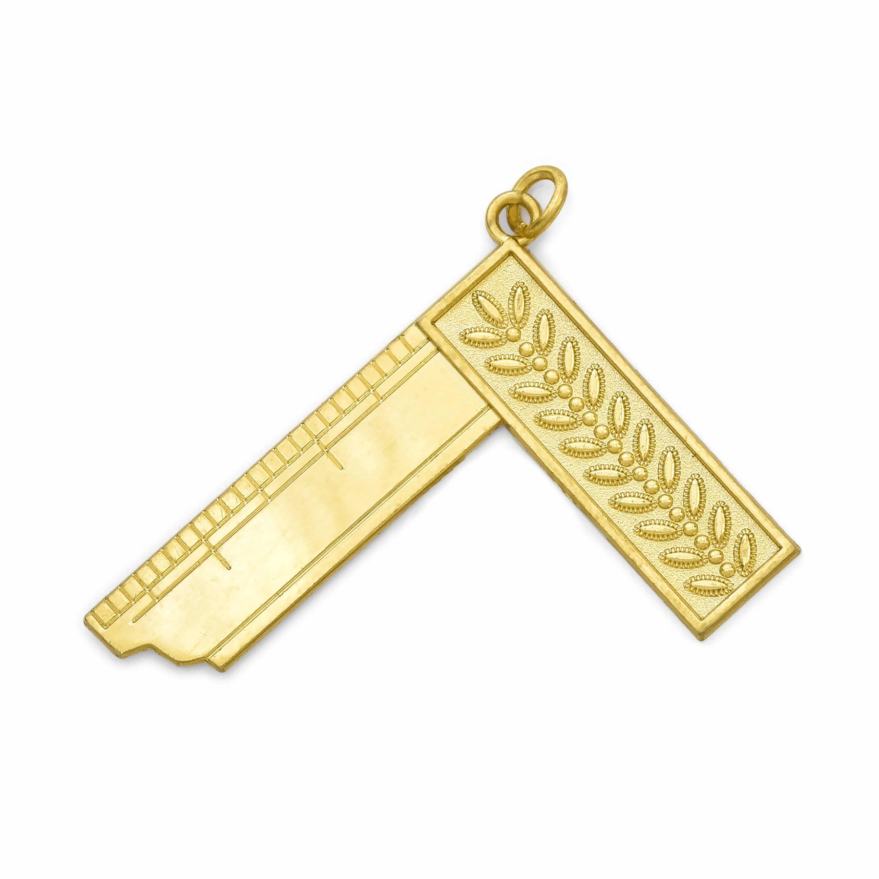 Worshipful Master Blue Lodge Officer Collar Jewel - Gold Craft