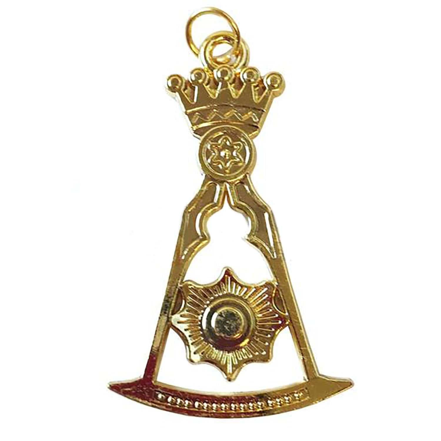 14th Degree Scottish Rite Collar Jewel - Gold Metal