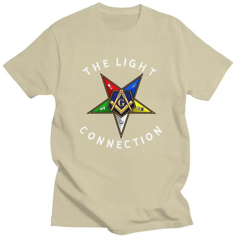 Worthy Patron OES T-Shirt - Men’s Short Sleeve Cotton Various Colors - Bricks Masons