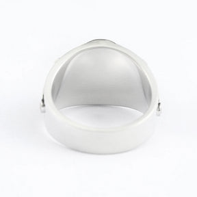 Master Mason Blue Lodge Ring - Square & Compasses G with Antique Skull - Bricks Masons