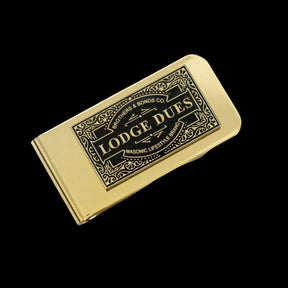 Masonic Money Clip - Lodge Dues - Bricks Masons