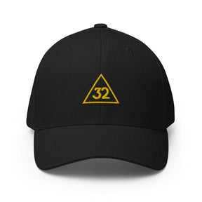 32nd Degree Scottish Rite Baseball Cap - Golden Embroidery