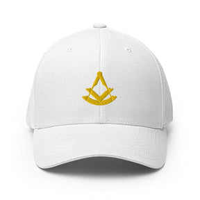 Past Master Blue Lodge Baseball Cap - Golden Embroidery