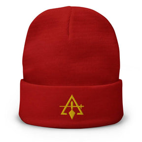 Council Beanie - Golden Embroidery - Bricks Masons