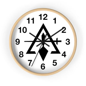 Council Clock - Wooden Frame - Bricks Masons