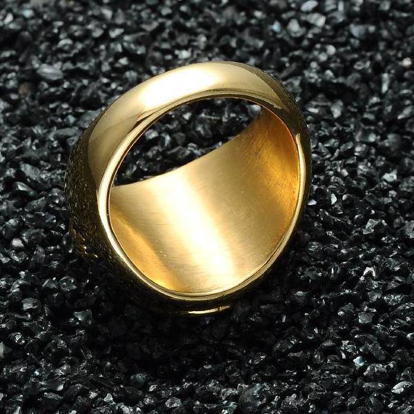 Eye Of Providence Ring - Pyramid Classic Golden - Bricks Masons