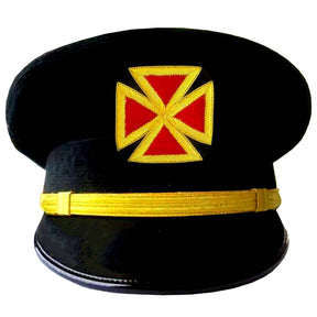 Grand Knights Templar Fatigue Cap - Hand Embroidered - Bricks Masons