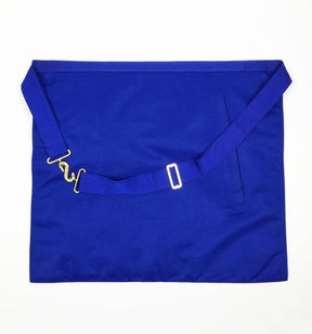 Grand Officers English Royal Arch Apron - Red & Blue - Bricks Masons