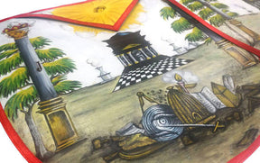 Hand-Painted Apron - Various Sizes - Bricks Masons