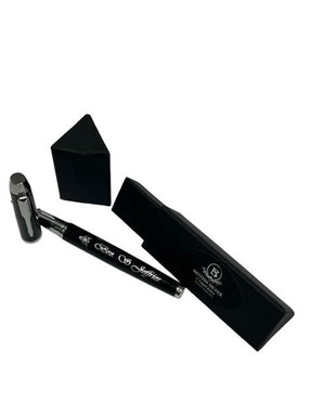 Master Mason Blue Lodge Pen - Silver Engraved Black Ink Rollerball Gift Set - Bricks Masons