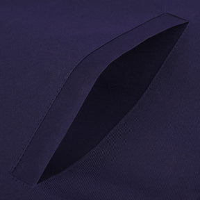 Junior Steward Blue Lodge Officer Apron - Navy Velvet With Silver Embroidery Thread - Bricks Masons