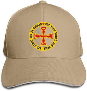 Knights Templar Baseball Cap - (Non nobis Domine, Non nobis) - Bricks Masons