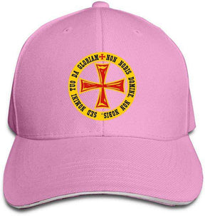 Knights Templar Baseball Cap - (Non nobis Domine, Non nobis) - Bricks Masons
