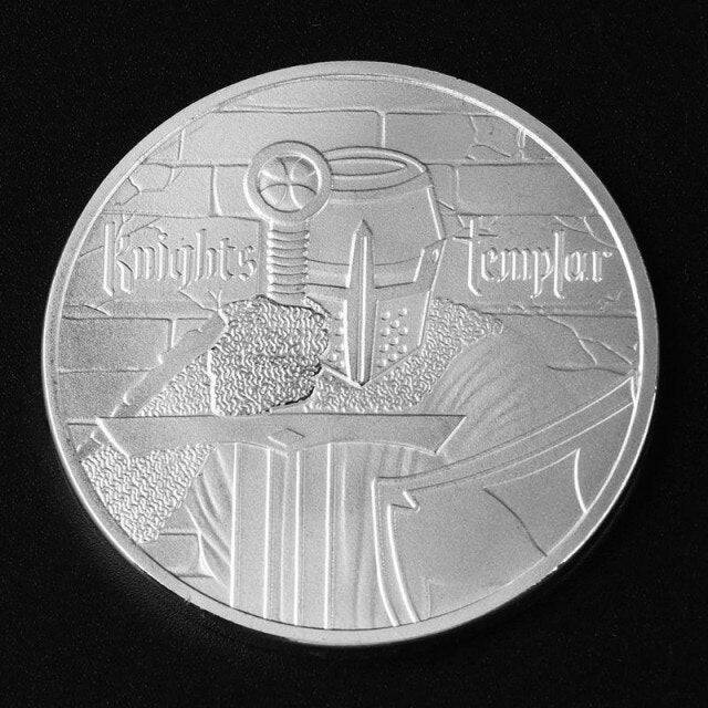 Knights Templar Coin - Crusades Souvenir Commemorative - Bricks Masons