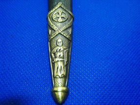 Knights Templar Dagger - Motif Cross Sword Knife 13.4" - Bricks Masons