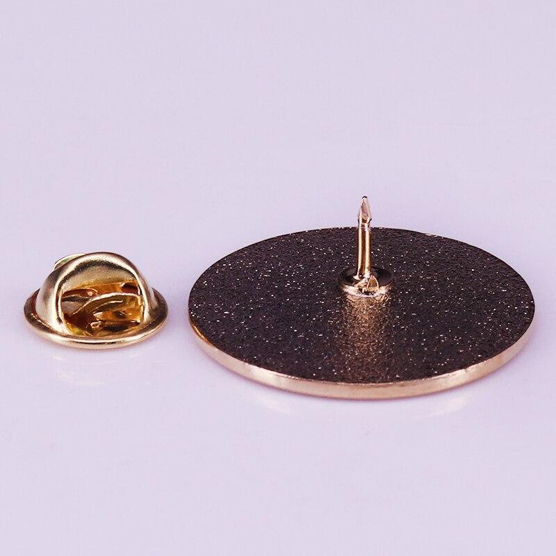 Knights Templar Lapel Pin - Red Jerusalem Solomon's Temple - Bricks Masons