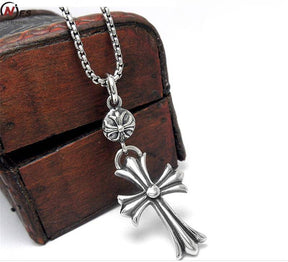 Knights Templar Commandery Necklace - Medieval Iron Cross - Bricks Masons