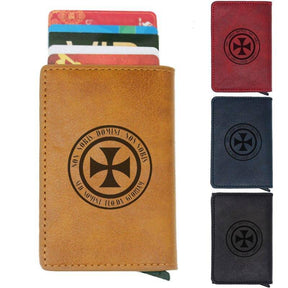 Knights Templar Wallet - Credit Card Holder (4 colors) - Bricks Masons